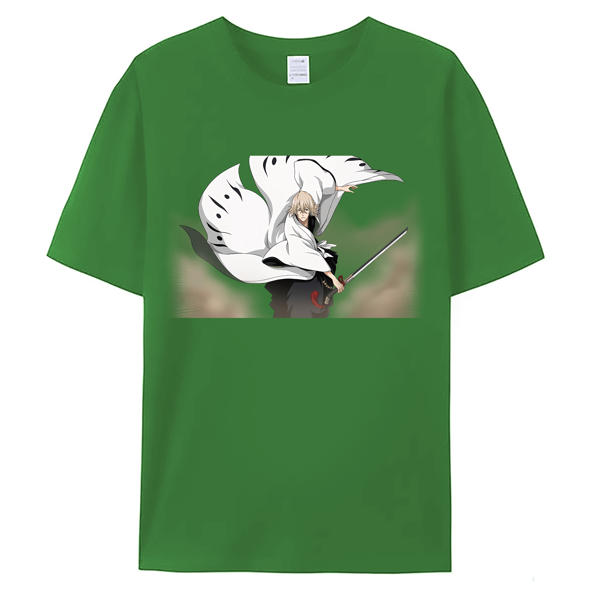 （画像用） "ブリーチ 浦原 喜助（うらはら きすけ） BLEACH Urahara Kisuke " レディースカジュアルプリントTシャツ（綿100％）